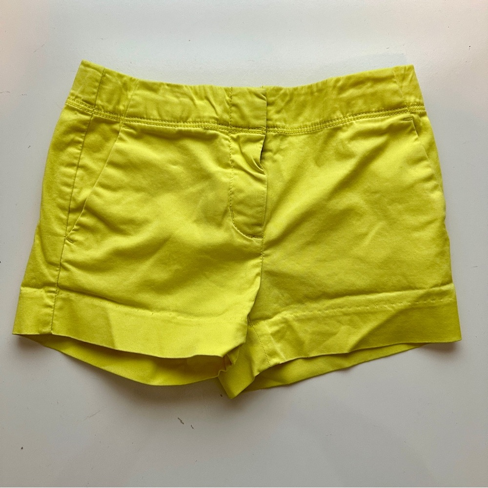 J.Crew Crewcuts Yellow Chino Style Kids Shorts Size 5